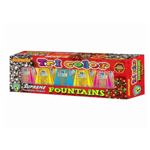 Tri Colour Multicolour (5 Pcs)